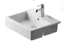 Duravit Vero Servant for frembygging 550x470 mm, 1 blanderhull