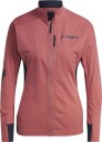 Adidas Women's Terrex Xperior Cross Country Ski Soft Shell Jacket L Wonred