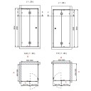 INR Iconic Nordic Rooms Dusjhjørne ARC 15 Måltilpasset Svart Matt / Frostet Glass