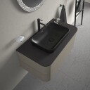 Duravit Happy D 2 Plus servant, 60x40cm, matt antrasitt