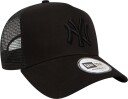 New Era New York Yankees A-Frame Trucker Cap Black/Black OS