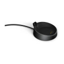 Jabra Evolve2 75 Link380a Ms + Bordstativ Hodesett Usb-a Via Bluetooth-adapter Microsoft Teams Stereo Svart