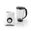 Nedis Stand Blender | 800 W | 1.5 l | Plast | 2 Hastighetsinnstillinger | Hvit / Sort