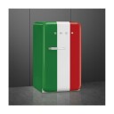 Smeg FAB10HRDIT5 Høyrehengslet Kjøleskap Italienske flagget