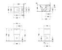 Duravit P3 Comforts Gulvstående toalett 380x650 mm, Hvit, Wondergliss