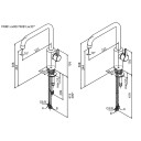 Damixa Silhouet blandebatteri (polert messing)