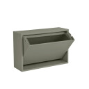 ReCollector - Small Wall storage / Bathroom bin - Oak Green