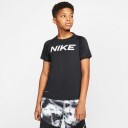 Nike Pro Short Sleeve Big Kids Black/White M