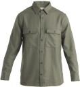 Icebreaker Merino 200 Dawnder Ls Flannel Shirt Herre Loden M