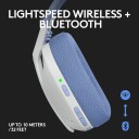 Logitech G435 Lightspeed Headset Hvit