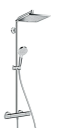 Hansgrohe Crometta E 240 1jet 240x240 mm, EcoSmart, Krom