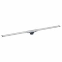 Geberit Slukrenne Cleanline20 Svart Stål / 300-1600mm