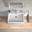 Duravit Vero Air Vaskeservant med overløp og et blandebatterihull 600 x 470 mm