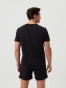 Borg Athletic T-shirt, Black Beauty Svart Small