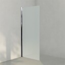 INR Iconic Nordic Rooms Dusjvegg Linc 19 Original Matt Aluminium / 79,5cm Klart Glass