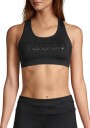 Casall Iconic Wool Sports Bra Black Logo M/AB