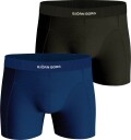 Bjørn Borg Lyocell Boxer 2-Pack Herre Blue/Black M