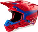 Alpinestars S-M5 Action 2 2024 Motocross Hjelm 2XL Rød Blå