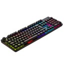 DENVER GKK-330 NORDIC - Gamingtastatur - Nordisk - Svart