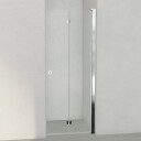 INR Iconic Nordic Rooms Dusjnisje Linc 2 Flex - Klart Glass Matt Aluminium / 90cm Venstre Hengslet