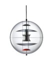 Verner Panton Globe Taklampe Liten Farget Glass