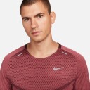 Nike Dri-Fit Adv Techknit Ultra Ls Top Herre Night Maroon/Cedar L