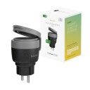 Hombli - Smart Outdoor Socket EU V2, Black