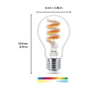 PHILIPS RGB FILAMENT SMARTPÆRE 6.3W A60 E27