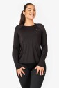 FAMME - Black Loose LS T-Shirt - XS