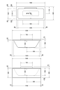 Duravit Durastyle Badekar for innbygging 1800x800 mm.