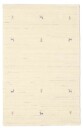 RugVista Ullteppe 100X160 Gabbeh Loom Two Lines Off White Lite Teppe