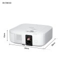 Epson Prosjektor EH-TW6150 3LCD projector Svart Hvit 0 ANSI lumens