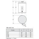 Oso Versa V 50 - 2 KW Ø435x704 mm, 50 liter.