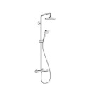 Hansgrohe Croma Select E 180 dusjsett, krom/hvit