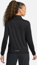 Nike Swift UV Running Half Zip Dame Black/Reflective Silver M