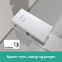 Hansgrohe Vernis Servantbatteri 70 Med bunnventil, CoolStart, Krom