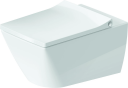 Duravit Viu Vegghengt toalett 370x570 mm, Rimless, Hvit m/WG