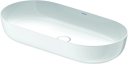 Duravit Luv Toppmontert servant 800x400 mm, u/bl.hull, u/o.l, Grå m/WG