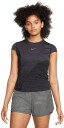 Nike Dri-Fit Run Division Running Tee Dame Black/Grey/Silver/Graphite L