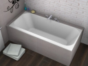 Duravit Happy D.2 Badekar for innbygging 1700x700 mm. Ryggstøtte høyre