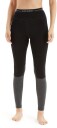 Icebreaker W Zoneknit 260 Leggings blåck/jet/hthr/cb blåck/Jet/Hthr/CB female M