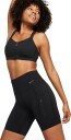 Nike Dri-Fit Go 8" High Waist Bike Shorts Dame Black/Black XS