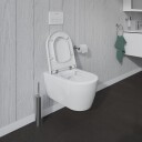 Duravit ME By Starck Toalettpakke u/skyllekant, m/ sete/lokk, HygieneFlush