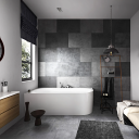 Bathlife Själsro Hjørnebadekar 1800x820 mm, Akryl, Venstre, Hvit