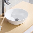 Bathco Volta 35 Toppmontert Servant Ø35x12 cm, uten overløp, Hvit