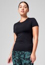 Casall Essential Mesh Detail Tee Dame Black 44