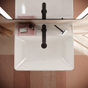 Hansgrohe Xanuia Q Vegghengt Servant 60x48 cm m/1 bl.hull u/ol Hvit m/SC