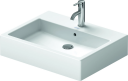 Duravit Vero Toppmontert Servant 595x465 mm, 1 bl.hull, u/o.l, Hvit m/WG