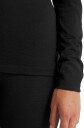 Icebreaker 200 Oasis Ls Half Zip Dame Black L