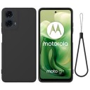 Motorola Moto G04/G24 Liquid Silikondeksel Svart